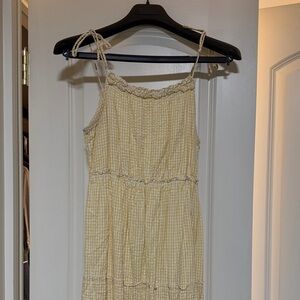 Yellow Gingham Sundress